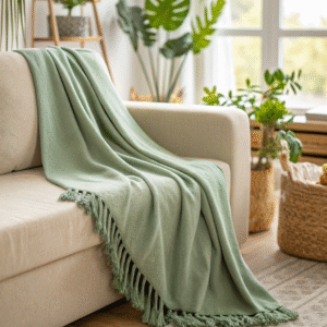 Plaid Éco-Confort – Doux pour vous, doux pour la planète